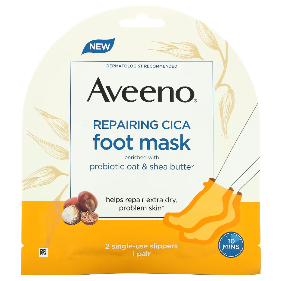 Mặt nạ dưỡng ẩm dành cho bàn chân Repairing Cica Foot Mask Aveeno