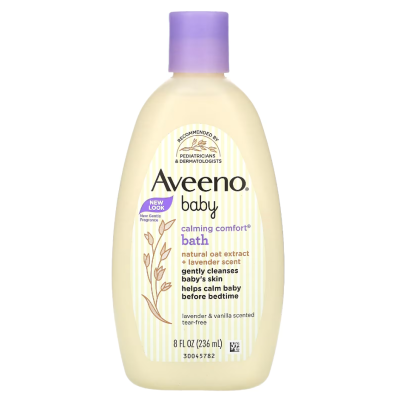 Sữa Tắm Thư Giãn Aveeno Mùi Oải Hương + Vani, Calming Comfort Bath 236ml - Us Home
