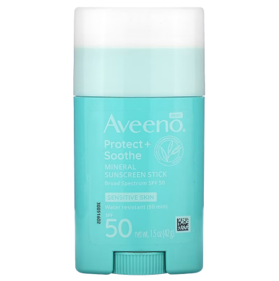 Protect + Soothe Mineral Sunscreen Stick, Aveeno 42g - Us Home