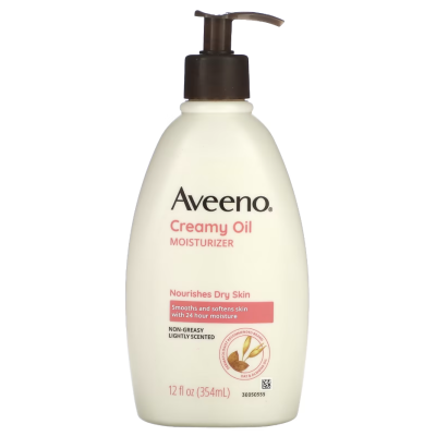 Dầu dưỡng ẩm Aveeno, Creamy Oil Moisturizer, Lightly Scented 354ml - Us Home