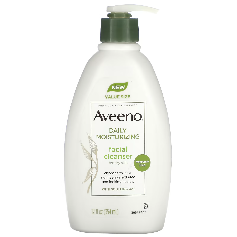 Sữa rửa mặt dưỡng ẩm hàng ngày Aveeno, Daily Moisturizing, Facial Cleanser 354ml