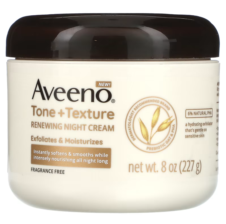 Kem dưỡng ban đêm Aveeno, Tone + Texture Renewing Night Cream 227g 