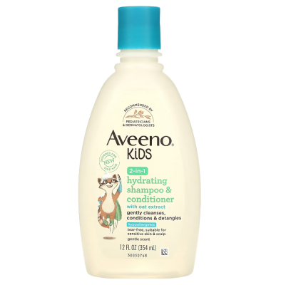 Dầu gội & xả 2in1 chiết xuất yến mạch Aveeno, 2-in-1 Hydrating Shampoo & Conditioner with Oat Extract 354ml - Us Home