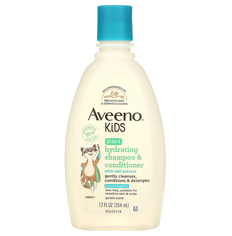 Dầu gội & xả 2in1 chiết xuất yến mạch Aveeno, 2-in-1 Hydrating Shampoo & Conditioner with Oat Extract 354ml 