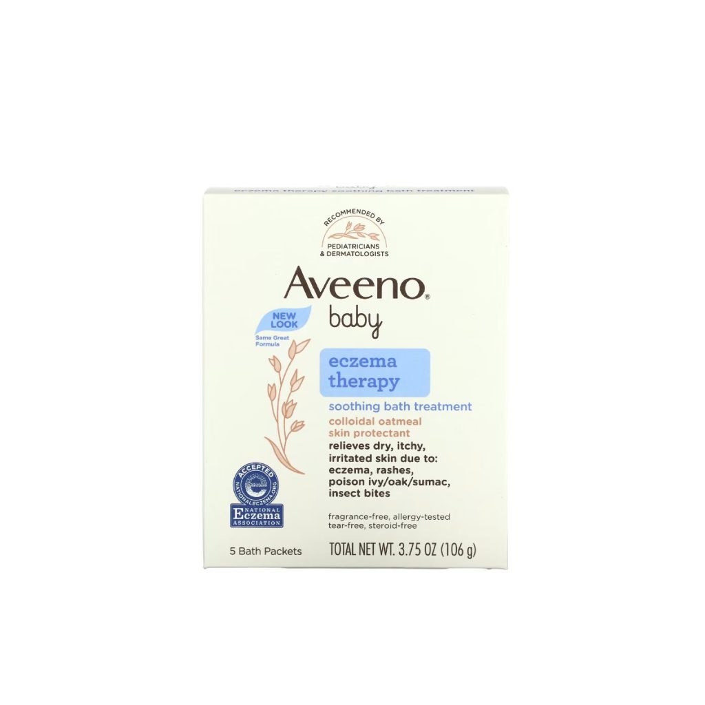 Gói tắm điều trị Aveeno, Baby, Eczema Therapy, Soothing Bath Treatment 21g 